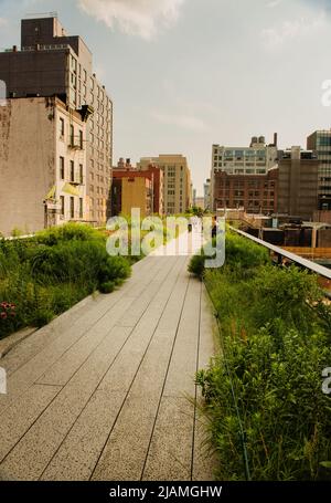 High Line, New York Banque D'Images