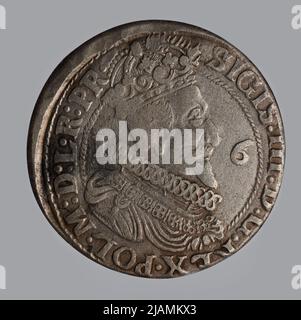 Fausse monnaie, Gdańsk Ort, 1623, Sigismund III Vasa (1587 1632) Banque D'Images