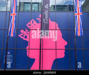 Londres, Royaume-Uni. 31st mai 2022. La célébration du Jubilé de platine de la Reine à Coutts Bank on the Strand. Credit: Vuk Valcic/Alamy Live News Banque D'Images