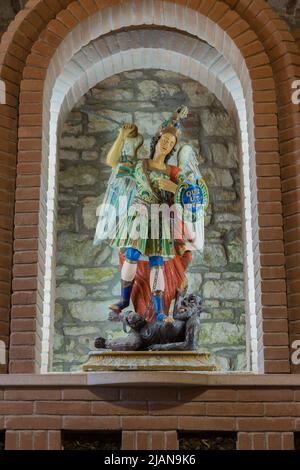 Santangelo à Grotte EST, Chiesa rupestre di S. Michele Arcangelo Banque D'Images