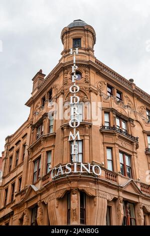 Londres, Royaume-Uni- 3 mai 2022: Le Casino Hippodrome de Leicester Square à Londres Banque D'Images