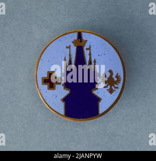 Insigne commémoratif des membres de l'Association nationale de la Croix-Rouge Banque D'Images