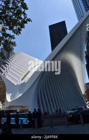 Manhattan, New York, Etats-Unis- 17 mai 2022- l'Oculus ou le World Trade Center Oculus. Banque D'Images
