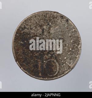 Fausse pièce, 10 zlotys, 1975, RepubIIc du peuple de Pologne Banque D'Images