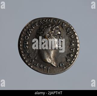 Fausse pièce, denarius, Domitian (81 96), Empire romain Banque D'Images