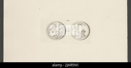 Août III Médaille du couronnement de Wettyna de 1734. Unknown, Geiger, Andreas (1765 1856), Vestner, Andreas (1707 1754) Banque D'Images