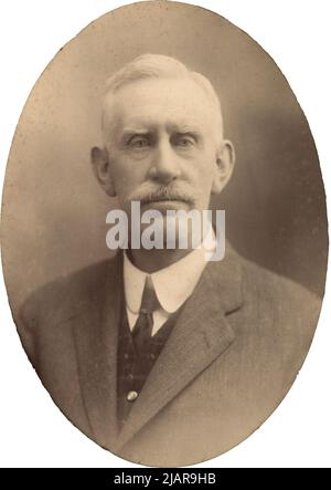 Walter Liberty VERNON (1846-1914), était l'architecte du gouvernement de Nouvelle-Galles du Sud (1890-1911). CA. 1905 Banque D'Images