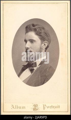 Homme politique australien Alfred Deakin en tant que jeune homme environ entre 1879 et 1891 Banque D'Images