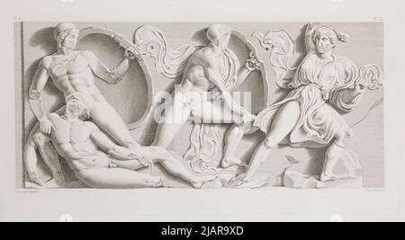 Le Temple Apollo à Bassae à Arcadia Tablica X Marchetti, Domenico (1780 1844), Stackelberg, Otto Magnus von (1787 1837) Banque D'Images