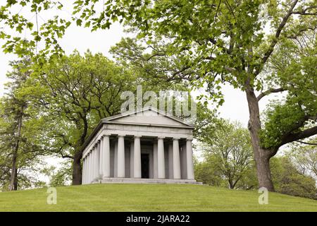 Le mausolée Lowry-Goodrich au cimetière Lakewood à Minneapolis, Minnesota, États-Unis. Banque D'Images