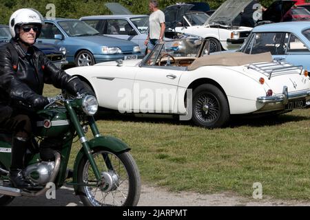 Le salon Deal Classic car au parc Betteshanger, près de Deal Kent, Royaume-Uni Banque D'Images