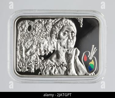 République polonaise, 20 zlotys, Varsovie; 2016 peintres polonais des 19th et 20th siècles Olga Boznańska Banque nationale de Pologne, Mennica Polska S.A., Wałrzak, Urszula Banque D'Images