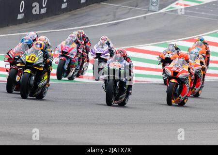 Circuit de Mgello, scapueria, Italie. 29th mai 2022 Grand Prix MotoGP d'Italie moment de la course MotoGP Banque D'Images