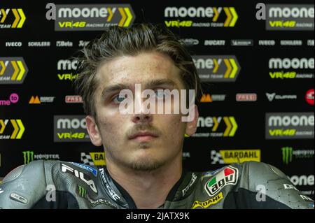 Circuit de Mgello, scapueria, Italie. 29th mai 2022 Grand Prix MotoGP d'Italie Luca Marini/Mooney VR46 Racing Team Banque D'Images