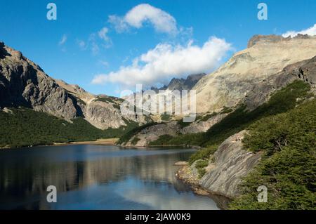 Paysage de la lagune de Jakob à Bariloche Banque D'Images