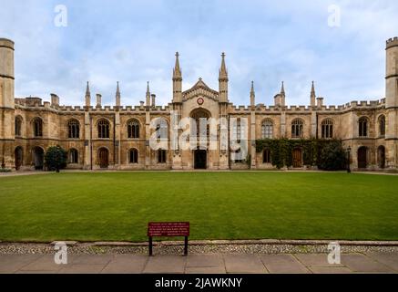 Le New court of Corpus Christi College, qui fait partie de l'Université de Cambridge, Cambridgeshire, Angleterre, Royaume-Uni. Banque D'Images