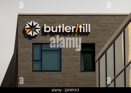 Butler/Till Media Company dans le centre-ville de Rochester, New York Banque D'Images
