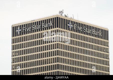 Bâtiment Five Star Bank dans le centre-ville de Rochester, New York Banque D'Images