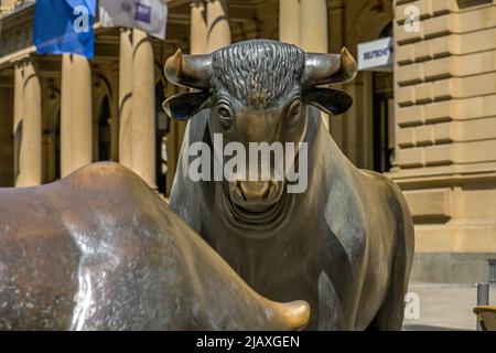 Börse, Börsenplatz, Francfort-sur-le-main, Hessen, Allemagne Banque D'Images