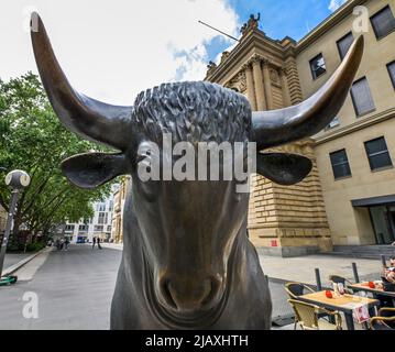 Börse, Börsenplatz, Francfort-sur-le-main, Hessen, Allemagne Banque D'Images