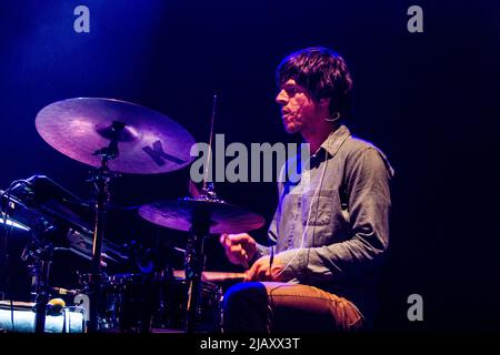 Yann Tiersen en concert à Milan sur 21 juillet 2014 Banque D'Images