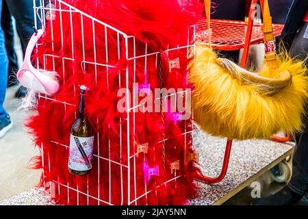 Lady Brewery fête avec des designers à Reykjavik, en Islande Banque D'Images