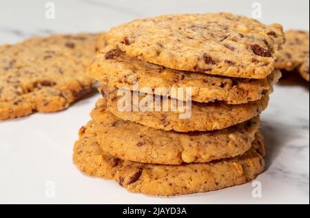 gros plan sur les cookies choc n nut Banque D'Images