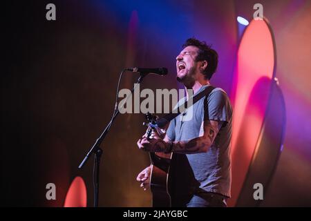 Hay-on-Wye, pays de Galles, Royaume-Uni. 1st juin 2022. Frank Turner au Hay Festival 2022, pays de Galles. Crédit : Sam Hardwick/Alamy. Banque D'Images