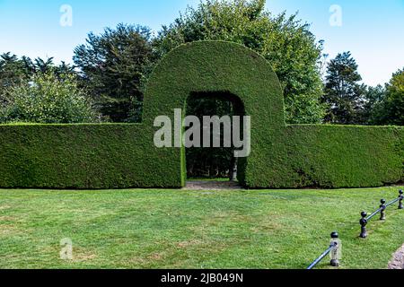 Domaine bien entretenu du château de Larnach. Dunedin, Nouvelle-Zélande 02/2015 Banque D'Images