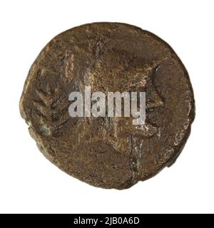 Grèce, Sarmacja, Olmia, vers la première moitié du premier siècle avant J.-C., AE Mint Banque D'Images