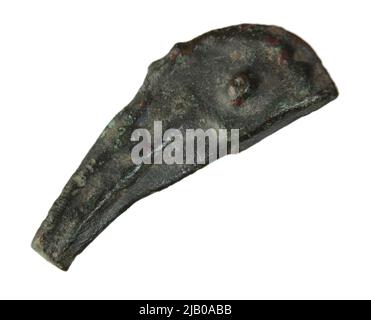 Grèce, Sarmacja, Olmia, V le début du 4th siècle av. J.-C., Dolphin Money, AE Mint Banque D'Images