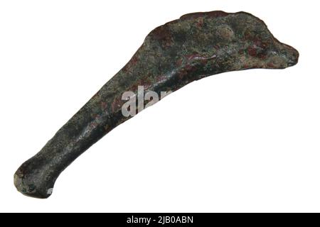 Grèce, Sarmacja, Olmia, V le début du 4th siècle av. J.-C., Dolphin Money, AE Mint Banque D'Images