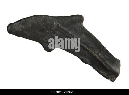 Grèce, Sarmacja, Olmia, V le début du 4th siècle av. J.-C., Dolphin Money, AE Mint Banque D'Images