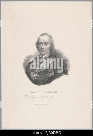 Ignacy Krasicki (1735 Dubiecko 1801 Berlin) des armoiries de Rogala évêque de Warmian en 1767 1795, archevêque de Gniezno en 1795 1801, poète, auteur de prose et encyclopédiste Simon, K. A., ksi Garnia, SKREE FRIPMENT ET LITHING ET LITRABLE Banque D'Images