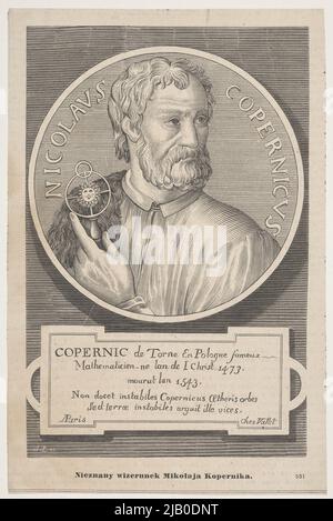 Nicolavs Copernic une image inconnue de Nicolaus Copernic, de: Tygodnik Ilustrowany 1877, No. 86 Łoskoczyński, Józef (1857 1928) Banque D'Images