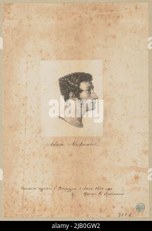 Adam Mickiewicz (1798 1955) Prophecy Unknown, Wa Kowicz, Walterty (1799 1842) Banque D'Images