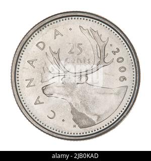 Canada, Elżbieta II (1952), 25 cents, Ottawa; 2006 Mint Ottawa, Blunt, Susanna, Hahn, Emanuel Otto (1881 1957) Banque D'Images