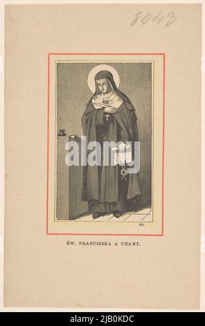 Saint. Joanna Franciszka Fremyot de Chantal (1572 Dijon 1641 Meulins) nun, co-fondateur des visites (ordre de Visitation de la Vierge Marie) inconnu Banque D'Images