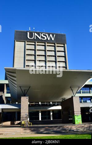 Un cliché instantané à l'Université de Nouvelle-Galles du Sud à Sydney, en Australie Banque D'Images