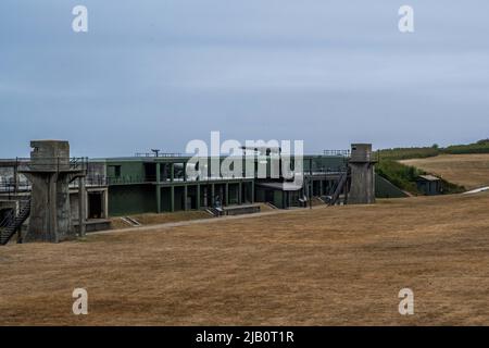 Île de Whidbey, WA, Etats-Unis - 20 août 2021 : le parc historique de fort Casey Banque D'Images