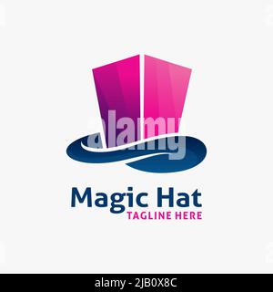 Logo Magic Hat Illustration de Vecteur