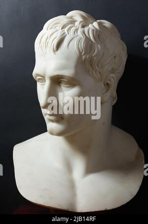 Buste de Napoléon Bonaparte (1769–1821) – réplique de Canova, Antonio (1757 1822) Banque D'Images