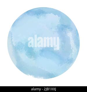 taches et gouttes d'eau rondes, élément peint à la main pour les médias sociaux. Illustration de Vecteur