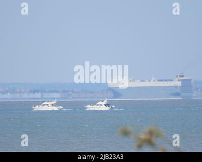 Sheerness, Kent, Royaume-Uni. 2nd juin 2022. Météo au Royaume-Uni : ensoleillé à Sheerness, Kent. Crédit : James Bell/Alay Live News Banque D'Images