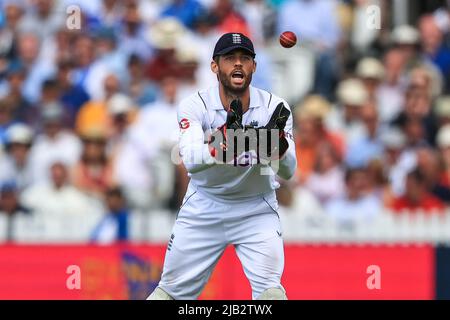 Ben Foakes, d'Angleterre, en action pendant le match, le 6/2/2022. (Photo de Mark Cosgrove/News Images/Sipa USA) crédit: SIPA USA/Alay Live News Banque D'Images