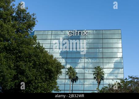 Fort Lauderdale, FL, États-Unis - 2 janvier 2022 : siège social de Citrix Systems à fort Lauderdale, FL, États-Unis. Banque D'Images