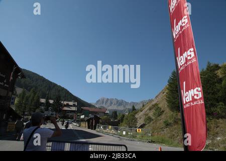 Fête du village de Vars Sainte-Marie un 15 août, Hautes-Alpes Banque D'Images