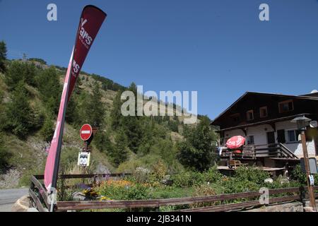 Vars Sainte-Marie un 15 août, Hautes-Alpes Banque D'Images