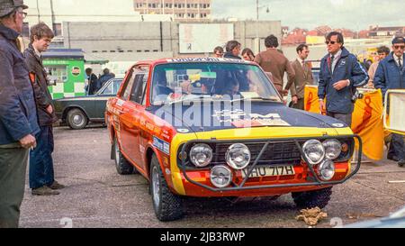 Ford Cortina World Cup Rally 1970 Banque D'Images