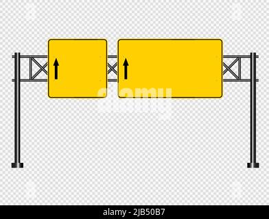 Panneau de signalisation bleu, panneaux de signalisation isolés sur fond transparent. Illustration vectorielle Illustration de Vecteur